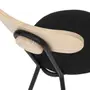 CADEIRA COOKIE - PRETO/PRETO - Foto 7