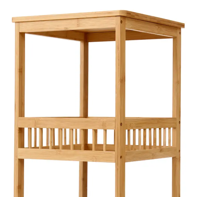 FRUTEIRA DE CHÃO 39 CM X 86 CM BAMBOO - BAMBU - Foto 4