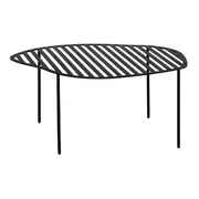 MESA DE CENTRO VAZADA 73 CM X 60 CM PINGO - PRETO - Foto 2