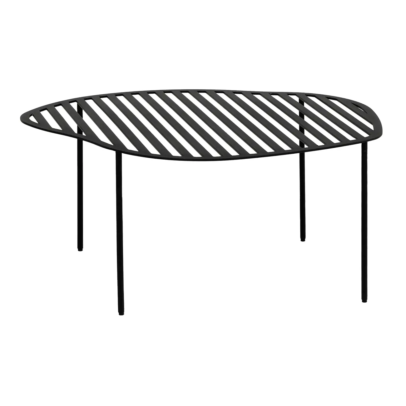 MESA DE CENTRO VAZADA 73 CM X 60 CM PINGO - PRETO - Foto 2