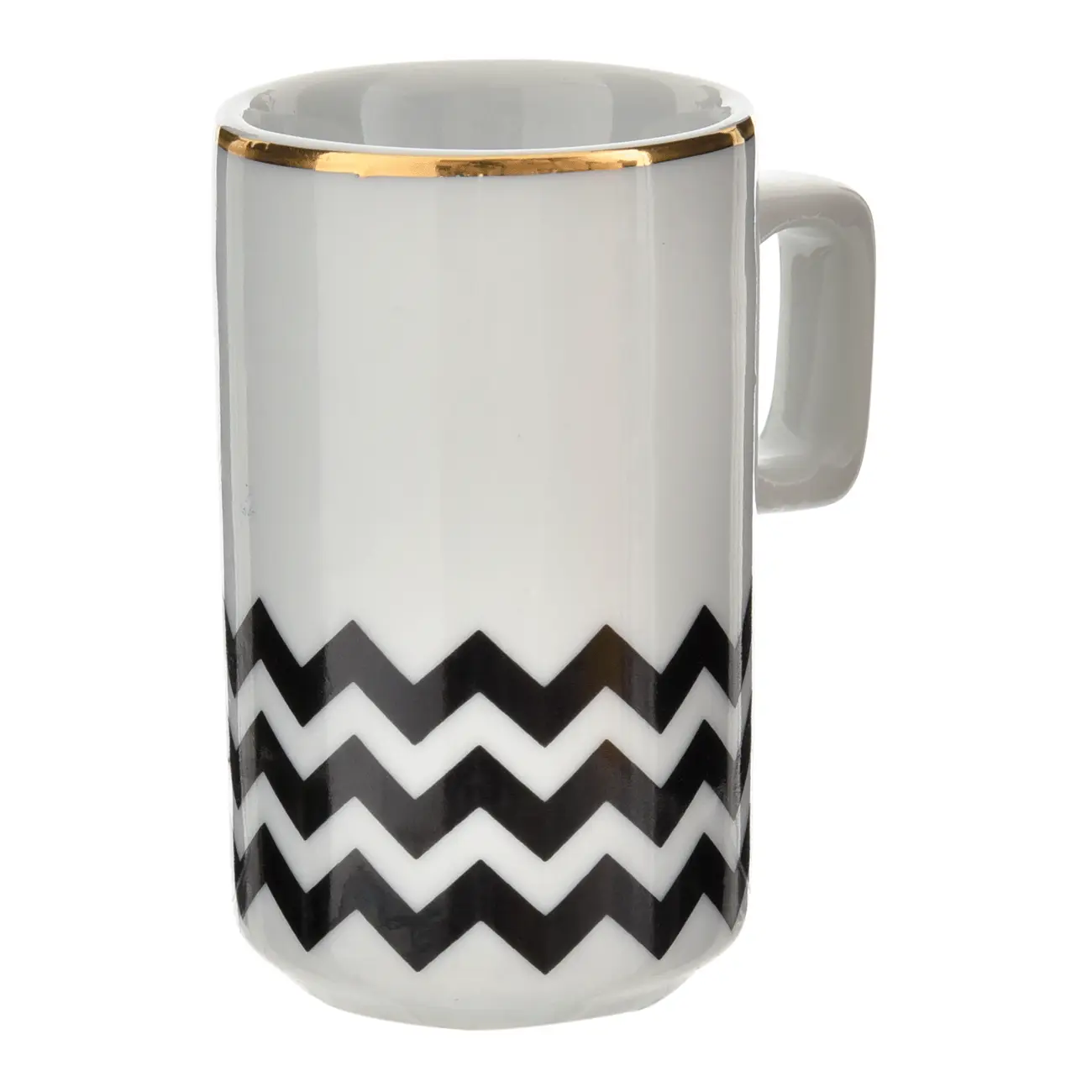CANECA ZIG ESPRESSO 80 ML HIPFIX - PRETO/OURO - Foto 2