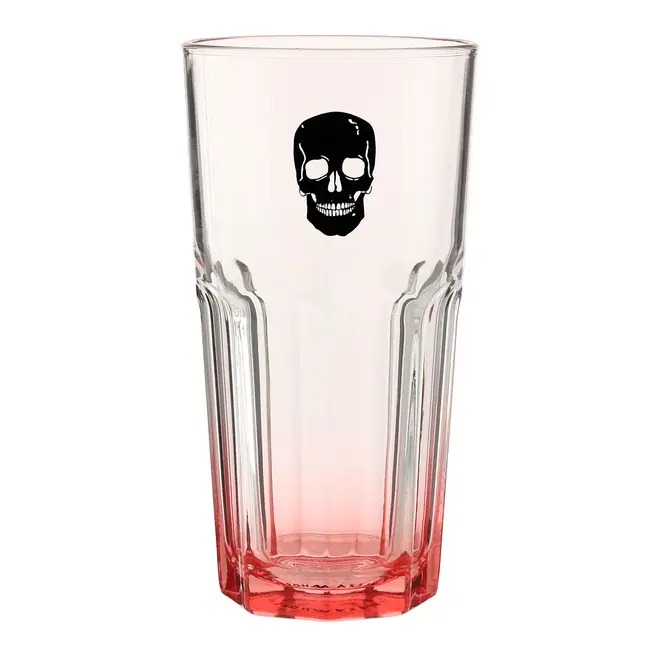 COPO LONG DRINK 340 ML CAVEIRA - INCOLOR/LARANJA - Foto 2