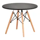 FAIA/PRETO - MESA INFANTIL REDONDA 60 CM EASY WOOD