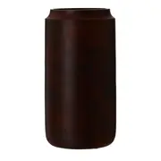 VASO DECORATIVO 26 CM BROMLEY - ENCERADO CASTANHO - Foto 1