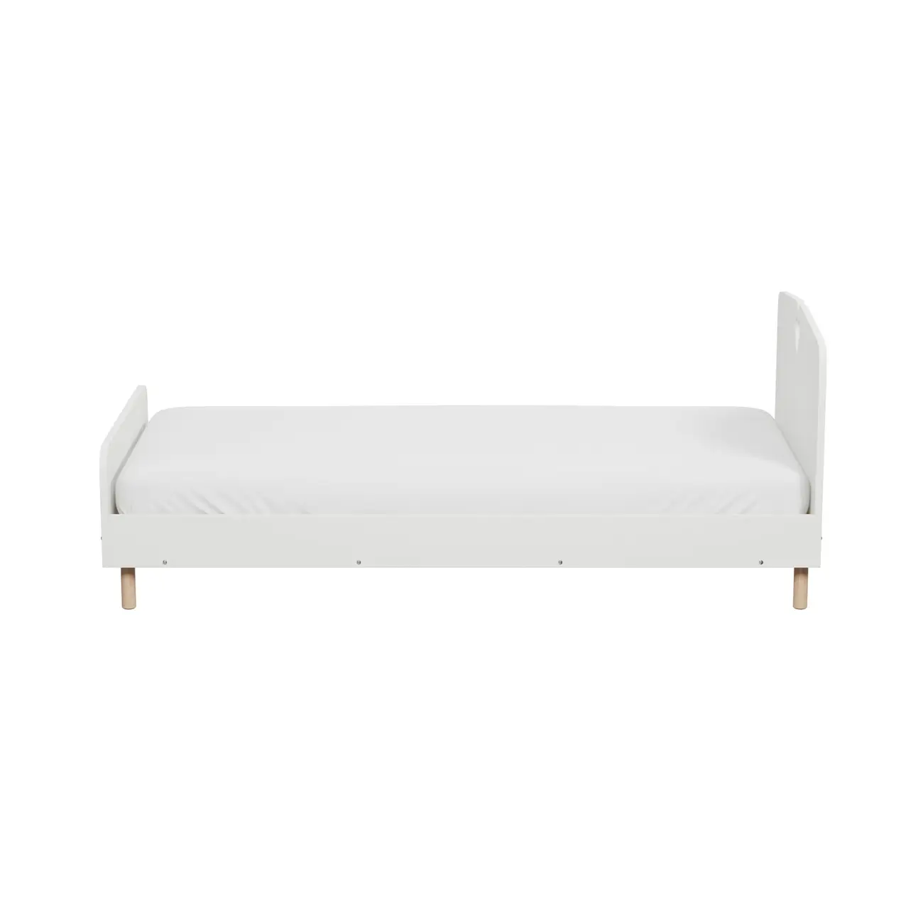 MY LITTLE LOVE CAMA SOLTEIRO 88 CM - BRANCO/NATURAL WASHED - Foto 11