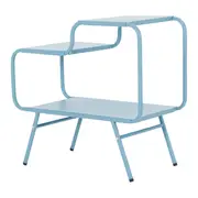 MESA LATERAL 60 CM X 30 CM SERPENTINE - ZIMBRO - Foto 6