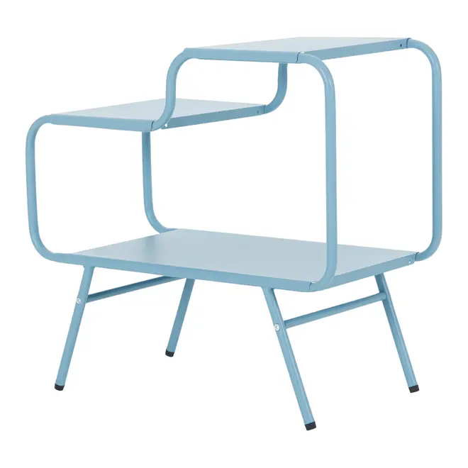 MESA LATERAL 60 CM X 30 CM SERPENTINE - ZIMBRO - Foto 6