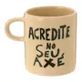 CANECA 300 ML SETE ERVAS AXÉ - ARGILA CRUA/VERDE - Foto 4
