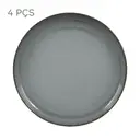 JOGO DE PRATOS RASOS C/4 PEÇAS MARURU