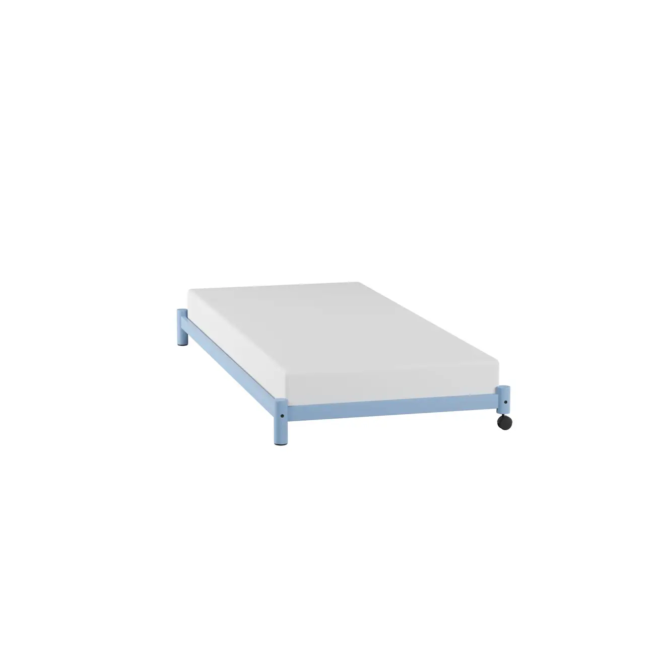 CAMA DE SOLTEIRO INFERIOR 78 CM FLAT - AZUL CLARO - Foto 17