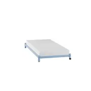 CAMA DE SOLTEIRO INFERIOR 78 CM FLAT - AZUL CLARO - Foto 17