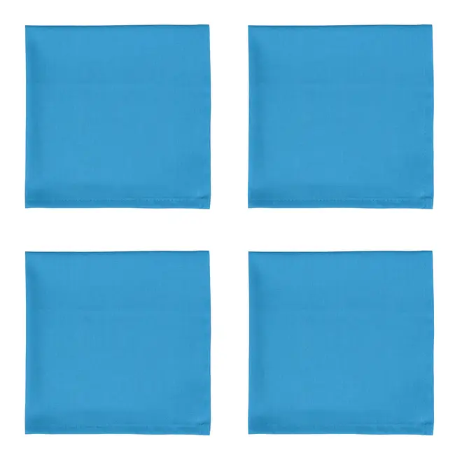 GUARDANAPO DE TECIDO 40 CM X 40 CM C/4 MERYL - AZUL HISTÓRICO - Foto 2