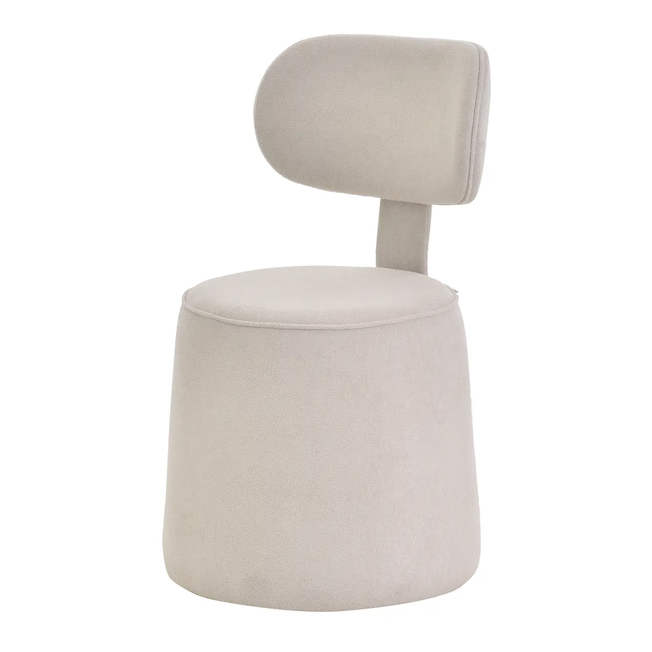 CADEIRA DE JANTAR XEQUE - BOUCLÉ BRANCO - Foto 1