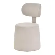 CADEIRA DE JANTAR XEQUE - BOUCLÉ BRANCO - Foto 1