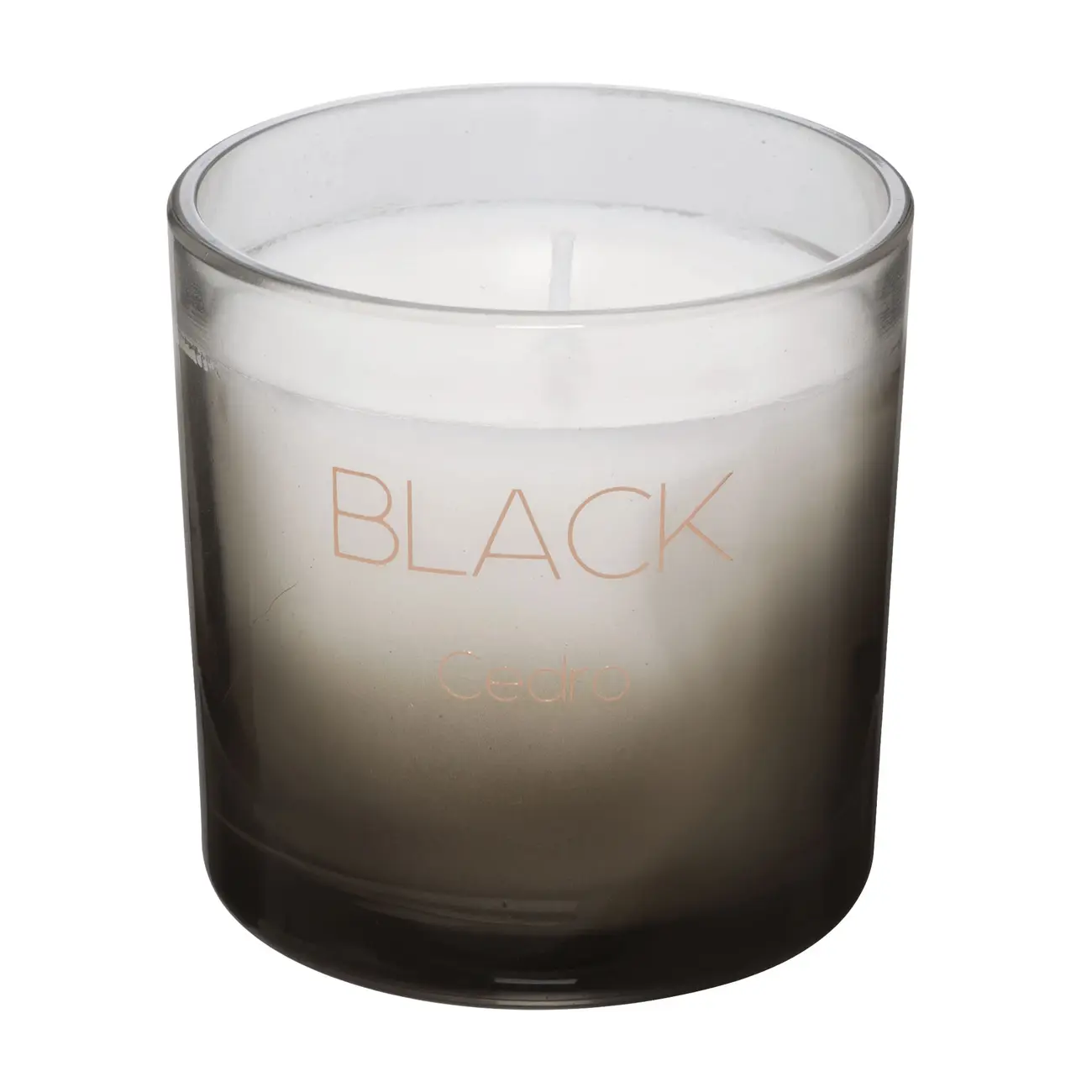 VELA PERFUMADA POTE CEDRO BLACK - PRETO/COBRE - Foto 1