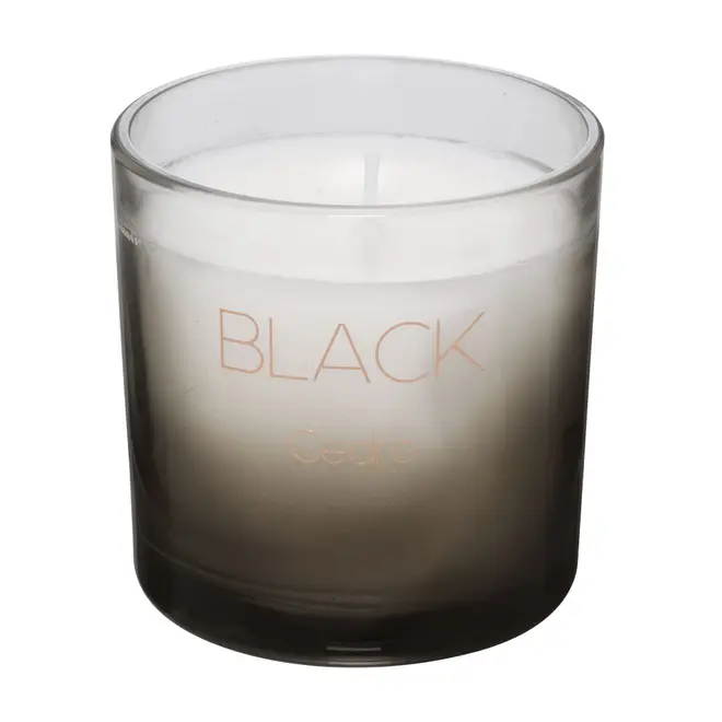 VELA PERFUMADA POTE CEDRO BLACK - PRETO/COBRE - Foto 1