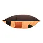 ALMOFADA 43 CM X 43 CM OFFCUTS - AMARELO HANBAR/MARROM DE LEI - Foto 2