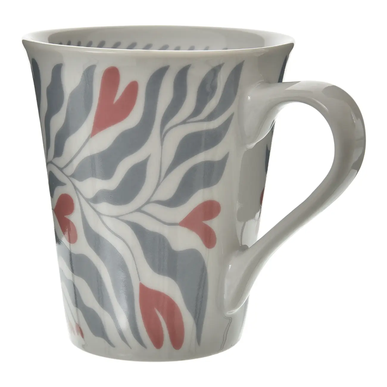 CANECA 250 ML TOUT AMOUR - BLEU CENDRÉ/VIN ROSE - Foto 3