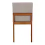 CADEIRA DE JANTAR FRAME - BEGE/NOZES - Foto 5