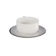 XÍCARA CAFÉ 50 ML SALINA I - BRANCO/AZUL - Foto 25