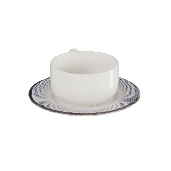 XÍCARA CAFÉ 50 ML SALINA I - BRANCO/AZUL - Foto 25