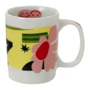CANECA 160 ML MISTURINHA FLOR - BRANCO/CORES CALEIDOCOLOR - Foto 1