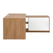 MESA COM BALCÃO 1 PORTA DE CORRER 1,80 M X 1,87 M BOSS - OAK TAMMI/BRANCO - Foto 2