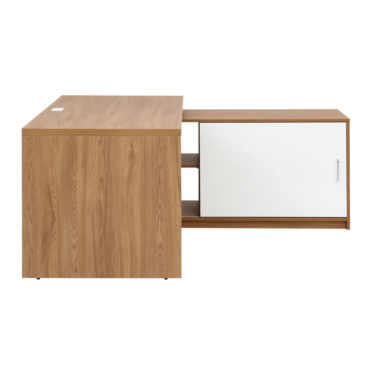 MESA COM BALCÃO 1 PORTA DE CORRER 1,80 M X 1,87 M BOSS - OAK TAMMI/BRANCO - Foto 2