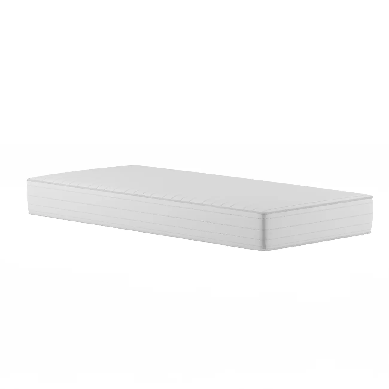 COLCHÃO SOLTEIRO COM MOLAS BONNELL 88 CM X 1,88 M X 23 CM FIRST BONNELL - BRANCO/PRETO - Foto 2