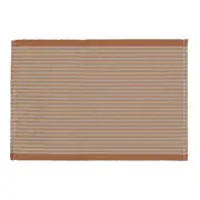 LUGAR AMERICANO 48 CM X 33 CM CONJUNTO COM 4 PEÇAS FURNAS - CASCA DE URUCUM/LATTE - Foto 1