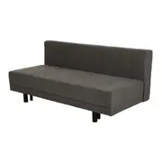 SOFÁ-CAMA 3 LUGARES CLAP - CINZA/PRETO - Foto 6