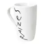 CANECA 400 ML LIVRO EM LOUÇAS RAÍZES - BRANCO/PRETO - Foto 3