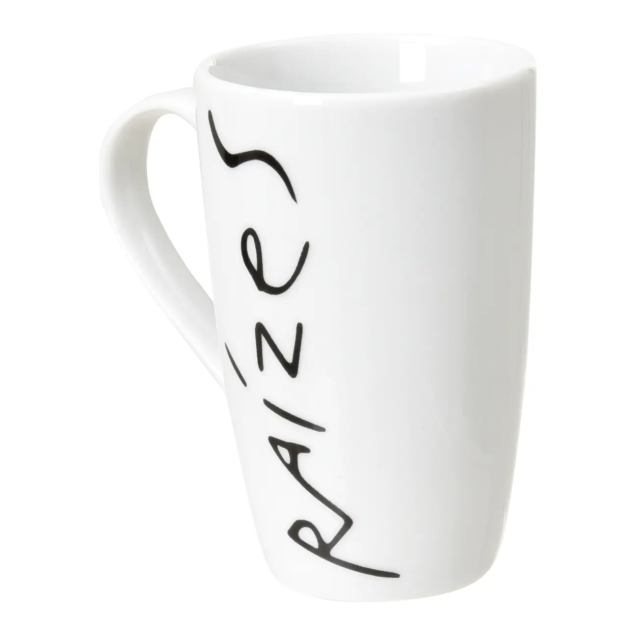 CANECA 400 ML LIVRO EM LOUÇAS RAÍZES - BRANCO/PRETO - Foto 3