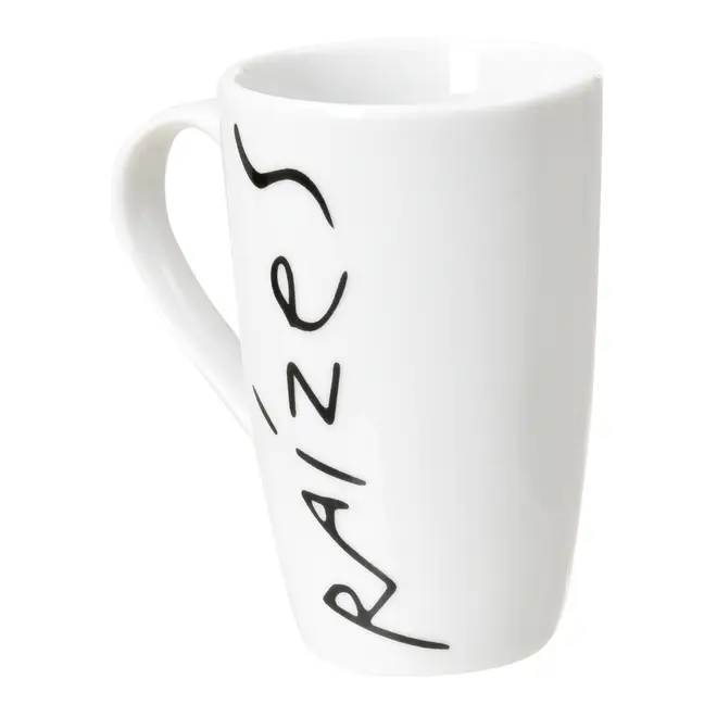 CANECA 400 ML LIVRO EM LOUÇAS RAÍZES - BRANCO/PRETO - Foto 3