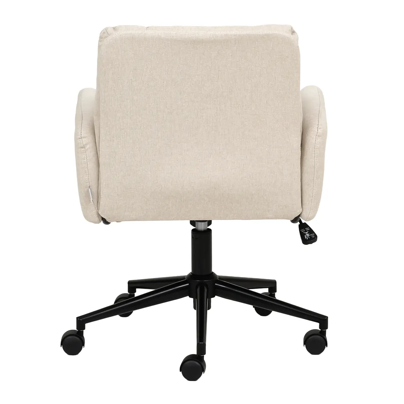 CADEIRA HOME OFFICE KIND - PRETO/BEGE - Foto 5
