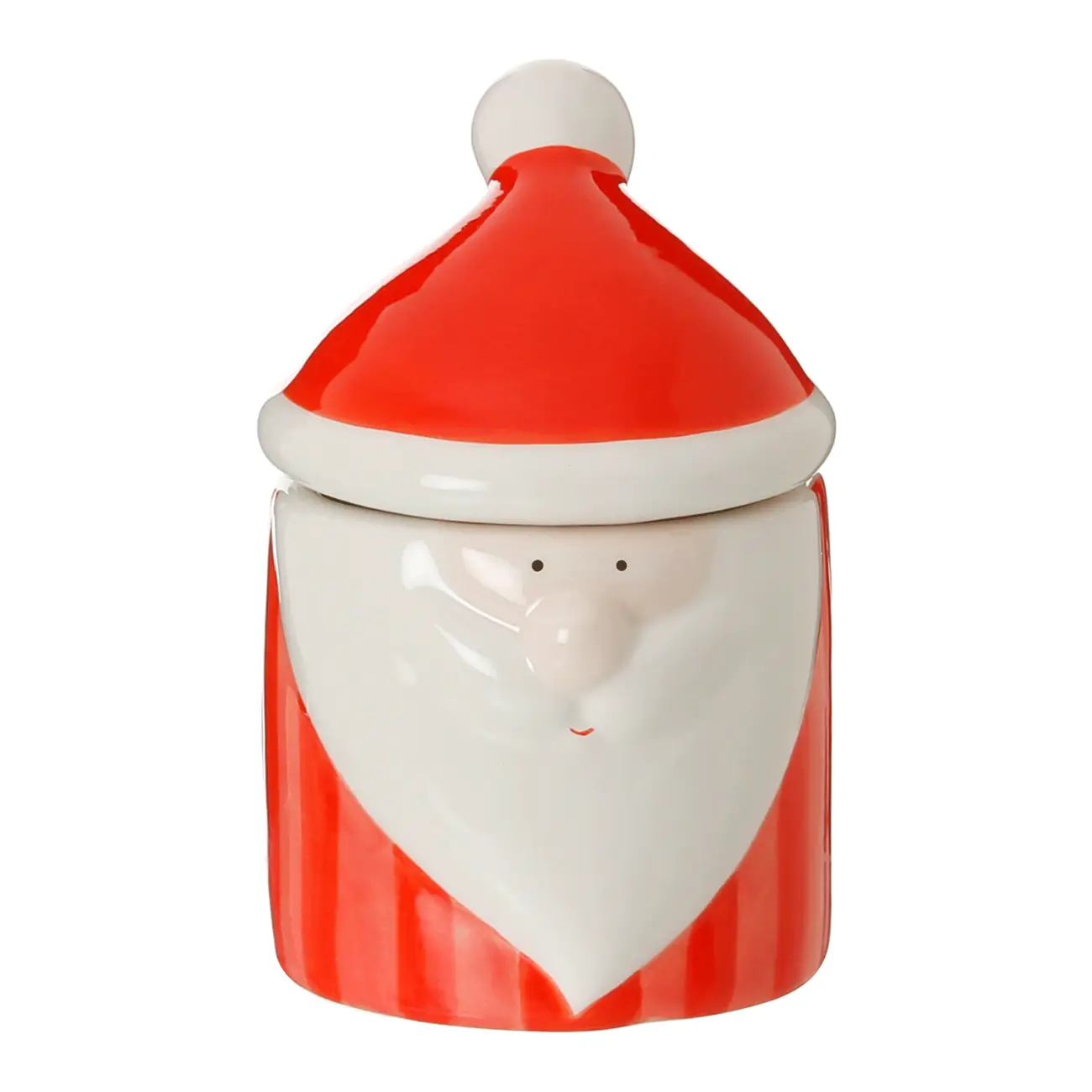 POTE DECORATIVO NOEL 14 CM COLORFUN XMAS - VERMELHO/MULTICOR - Foto 1