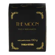 VELA PERFUMADA POTE FIGO E BERGAMOTA MYSTICAL THE MOON - PRETO/DOURADO - Foto 2