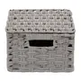 CESTO DOBRÁVEL 24 CM X 24 CM X 15 CM NID - CINZA PROVENCE - Foto 5