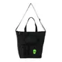 BOLSA CAVEIRA - PRETO/VERDE FLUOR - Foto 1