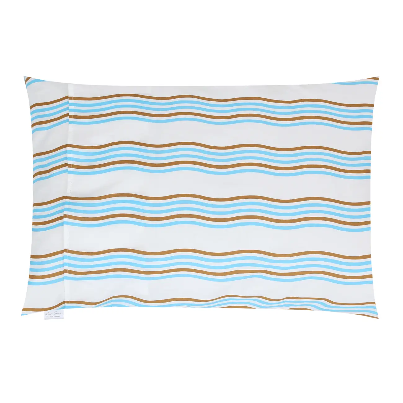 FRONHA MAR E TERRA ONDAS 50 CM X 70 CM - AZUL CLARO/BEGE - Foto 2