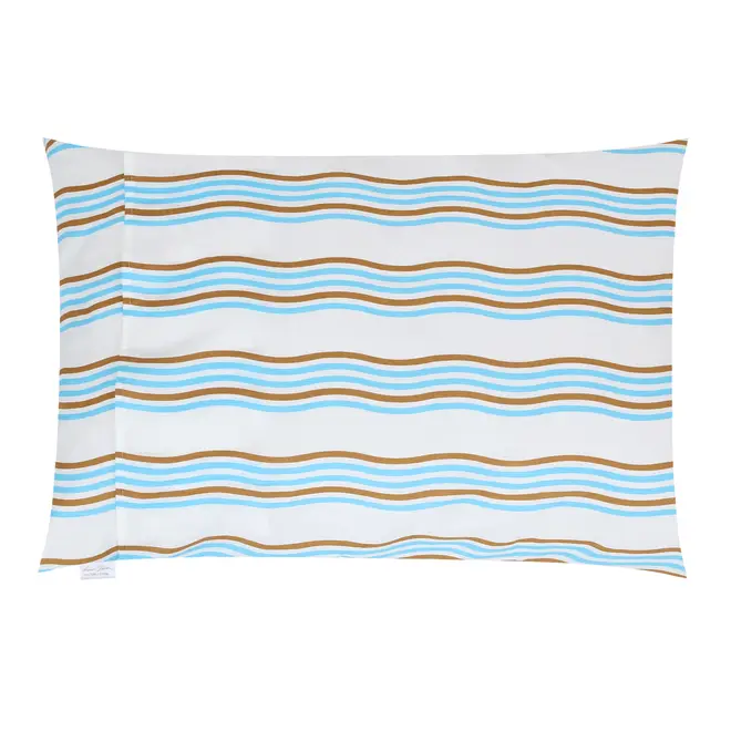 FRONHA MAR E TERRA ONDAS 50 CM X 70 CM - AZUL CLARO/BEGE - Foto 2