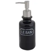 PORTA-SABONETE LÍQUIDO LE BAIN - PRETO/BRANCO - Foto 1