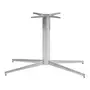 MESA OVAL 1,60 M X 90 CM HERON - ALUMÍNIO/PAU FERRO - Foto 5