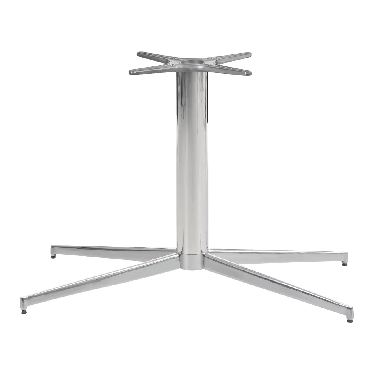 MESA OVAL 1,60 M X 90 CM HERON - ALUMÍNIO/PAU FERRO - Foto 5