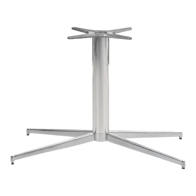MESA OVAL 1,60 M X 90 CM HERON - ALUMÍNIO/PAU FERRO - Foto 5