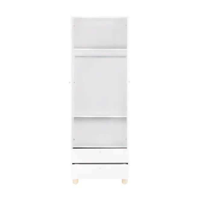 GUARDA-ROUPA INFANTIL 2 PORTAS/2 GAVETAS SWEET - BRANCO/PINUS NATURAL - Foto 29