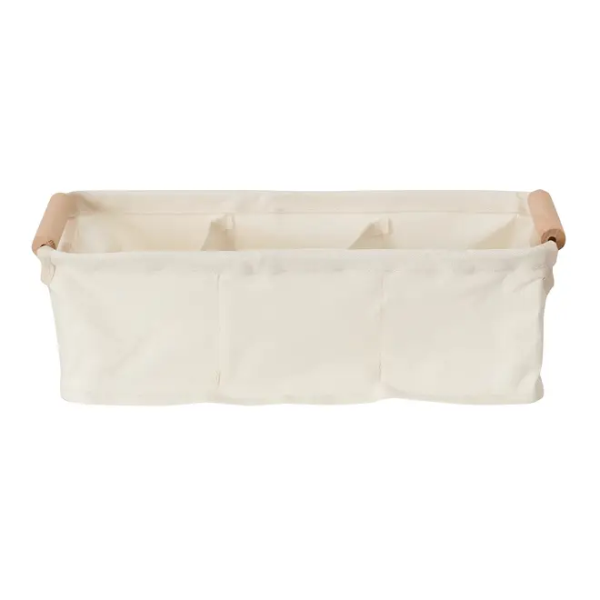 ORGANIZADOR 13 CM X 36 CM X 13 CM COM 3 DIVISÓRIAS SPACE SAVER - NATURAL/FAIA - Foto 1