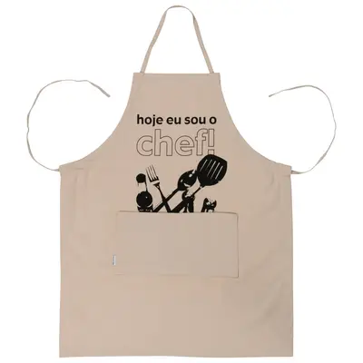 AVENTAL HOJE EU SOU O CHEF