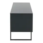 RACK 2 PORTAS DE CORRER/2 GAVETAS 1,80 M X 45 CM STREET - KONKRET/INCOLOR - Foto 9