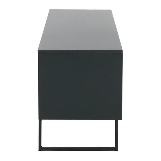 RACK 2 PORTAS DE CORRER/2 GAVETAS 1,80 M X 45 CM STREET - KONKRET/INCOLOR - Foto 9